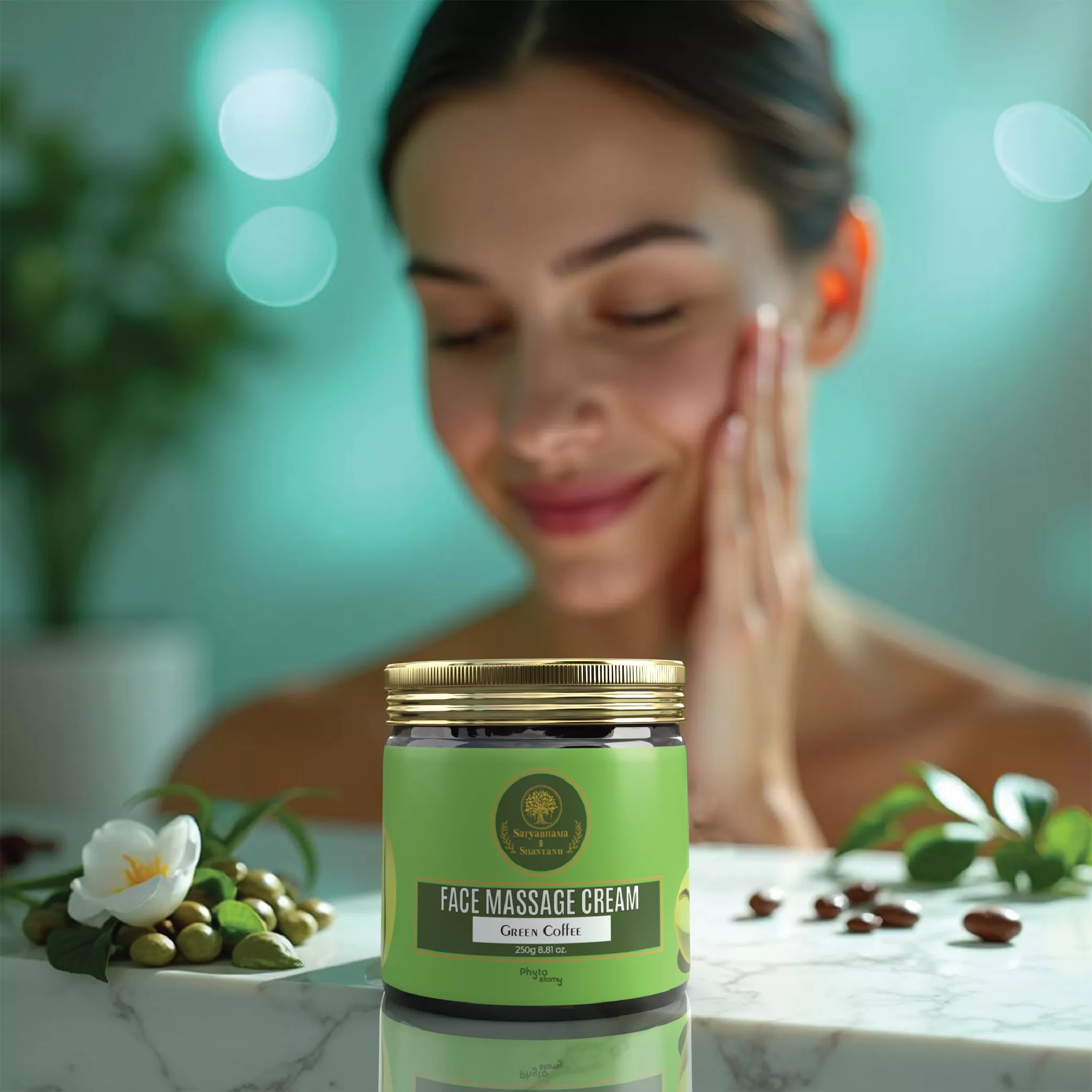 Green Coffee Face Massage Cream (250g)